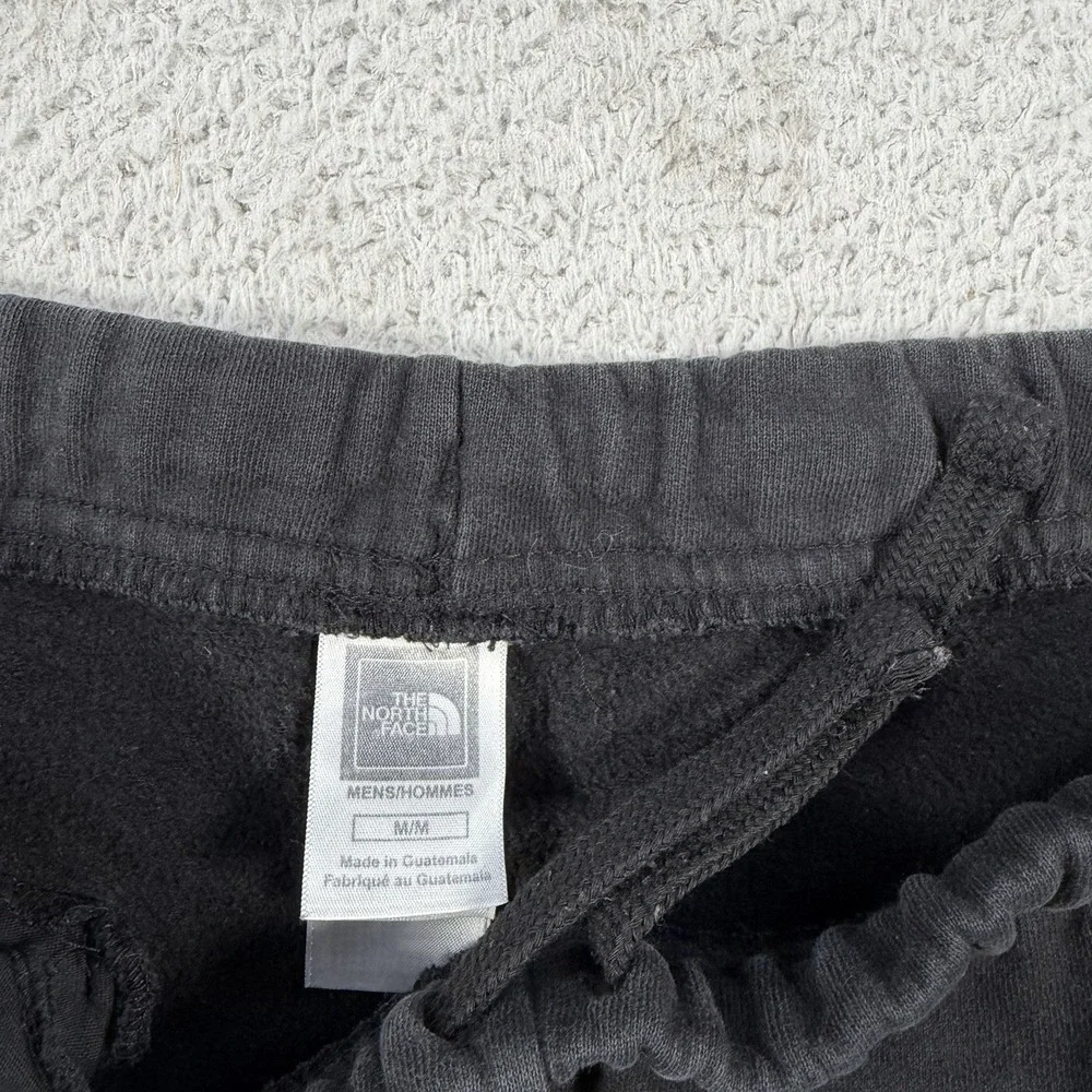 The North Face Sweatpants Mens Medium Black Fleece Drawstring Pocket Gym Outdoor